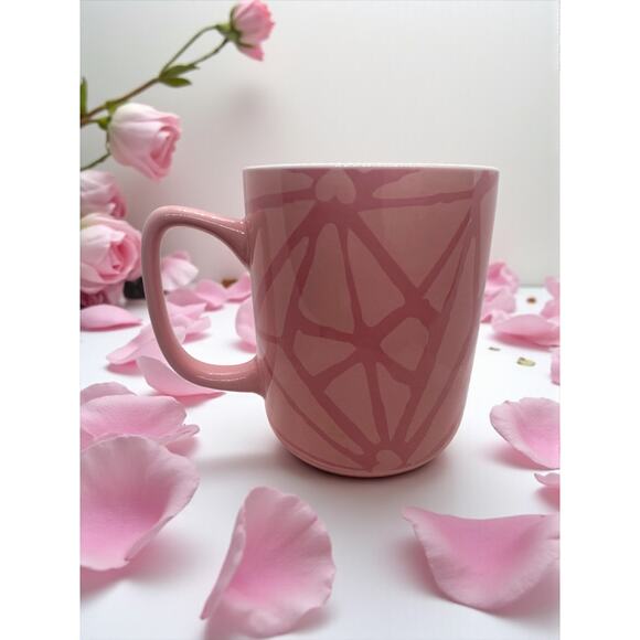 Starbucks 2021 Valentine Pink Hearts Ceramic Mug 15 oz-Limited Ed Cup-Coffee-Tea - Picture 2 of 7